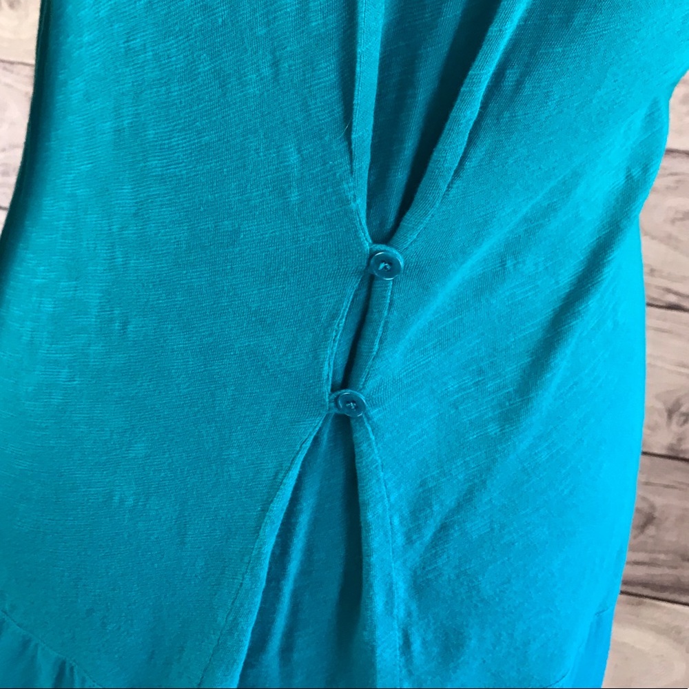 💕SALE💕Anthropologie Left of Center Blue Top - Picture 6 of 8